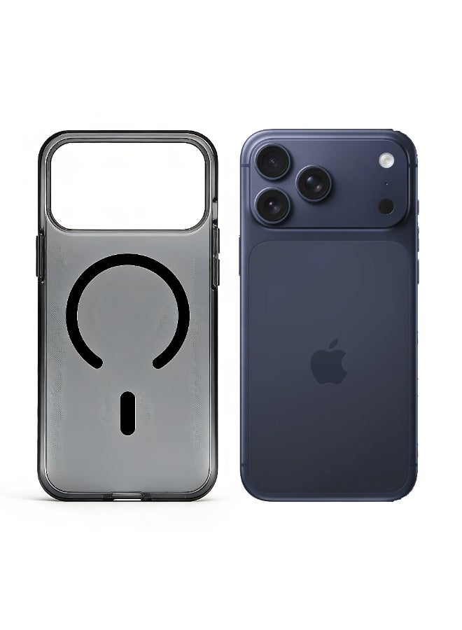Aztech Original Case for iPhone 17 Pro Max Clear Fiber MagSafe Case for iPhone 17 Pro Max | Slim Transparent Protective Cover with Strong Magnetic Lock, Shockproof TPU, Scratch Resistant Back, Camera Protection – Black - Image 1